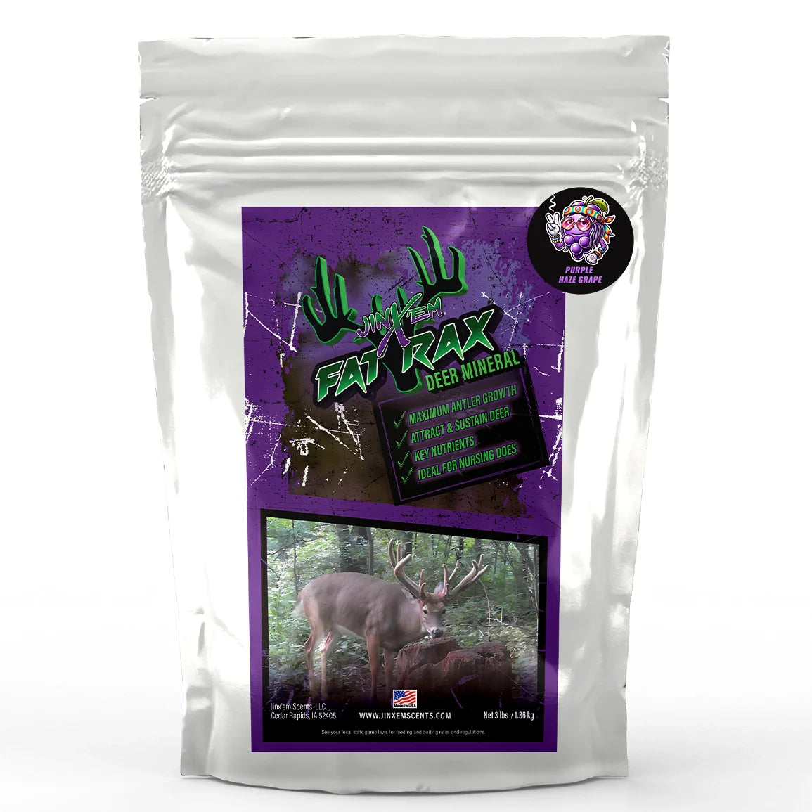 Fat Rax Deer Mineral - Purple Haze Grape