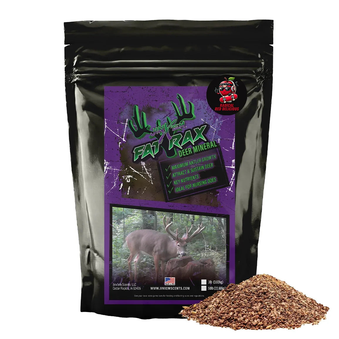 Fat Rax Deer Mineral - Radical Red Delicious