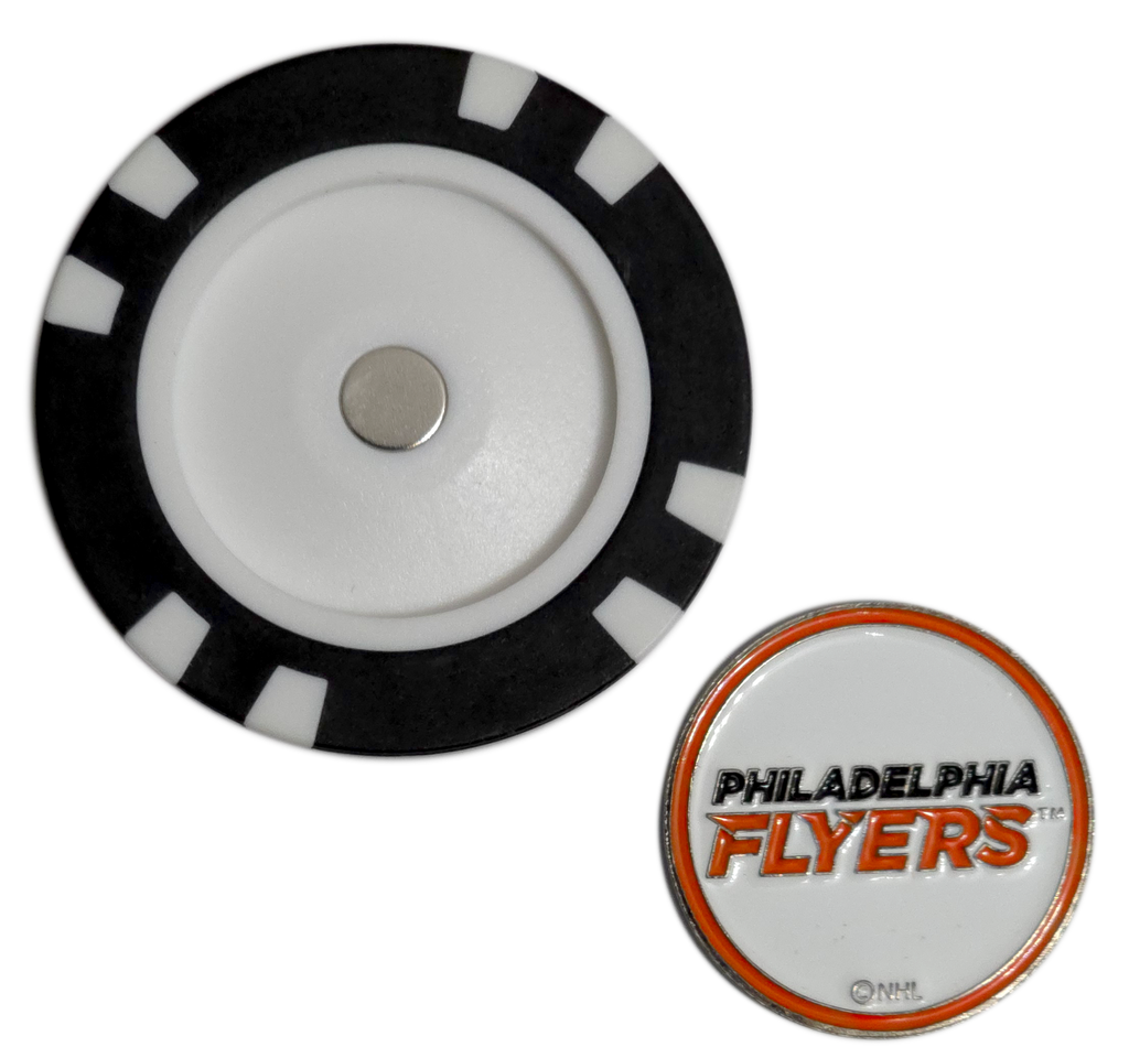 Officially Licensed Philadelphia Flyers Poker Chip Golf Ball Marker