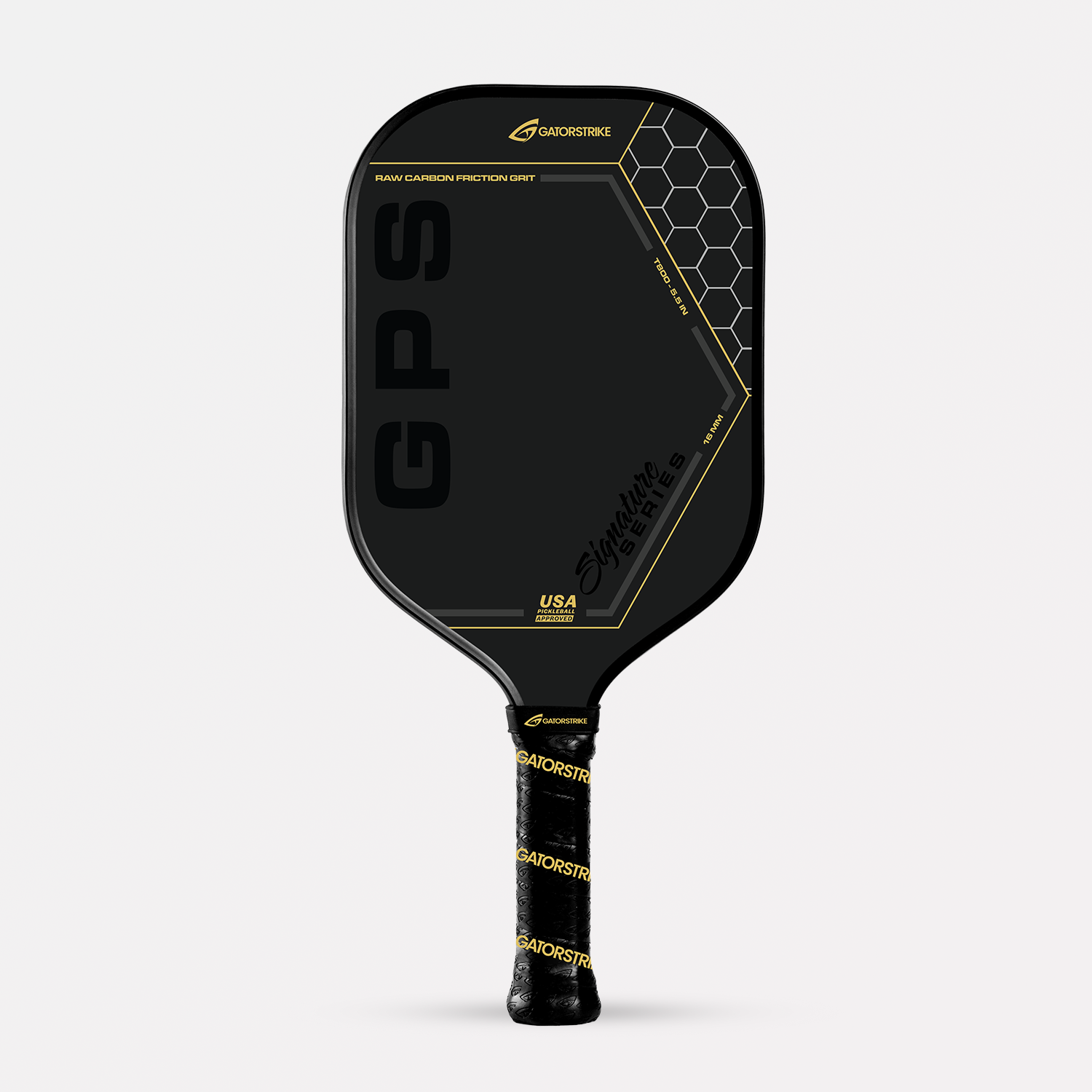 Gold Pro Control T700 (16mm) Raw Carbon Fiber Weave Grit