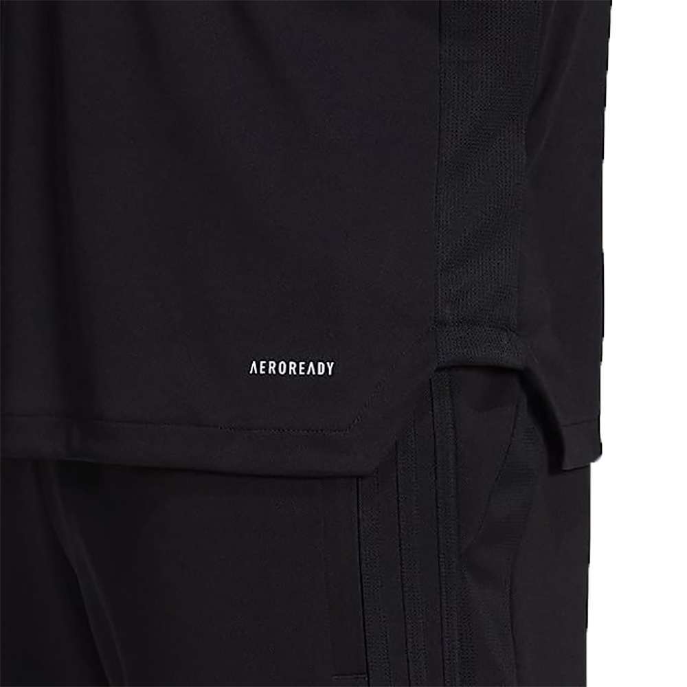 adidas Man's TIRO JSY Word R Tee - BLACK / WHITE