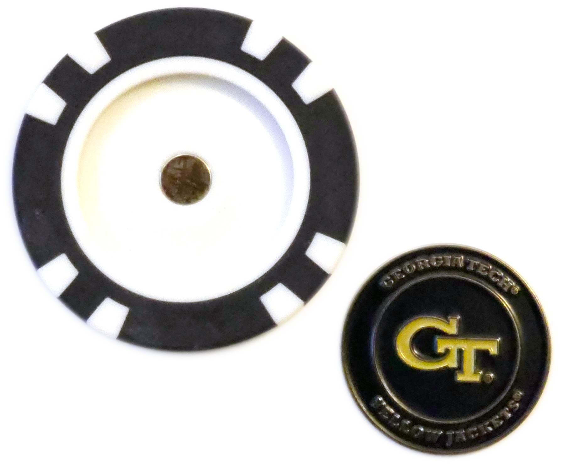 Officially Licensed Georgia Tech Yellow Jackets Poker Chip Ball Marker