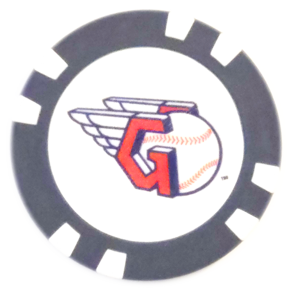 Officially Licensed Cleveland Guardians Poker Chip Ball Marker