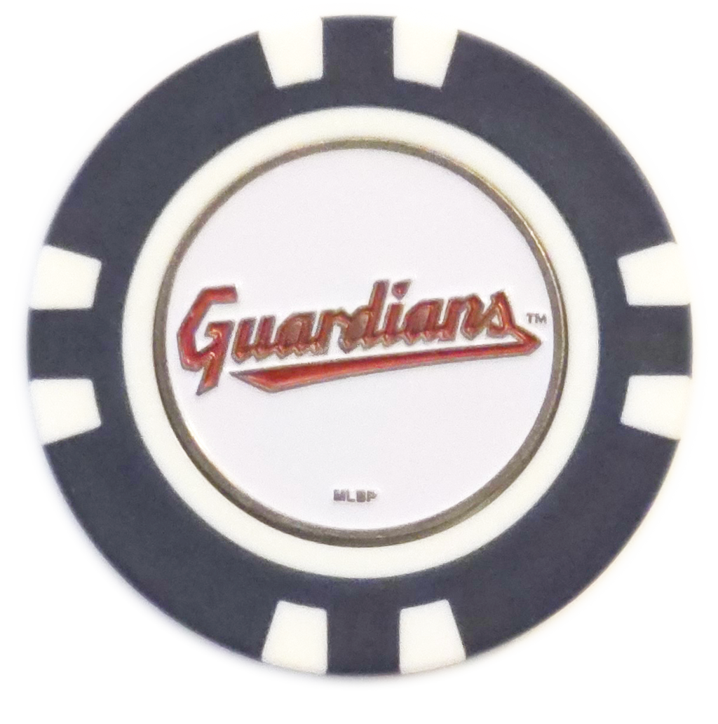Officially Licensed Cleveland Guardians Poker Chip Ball Marker