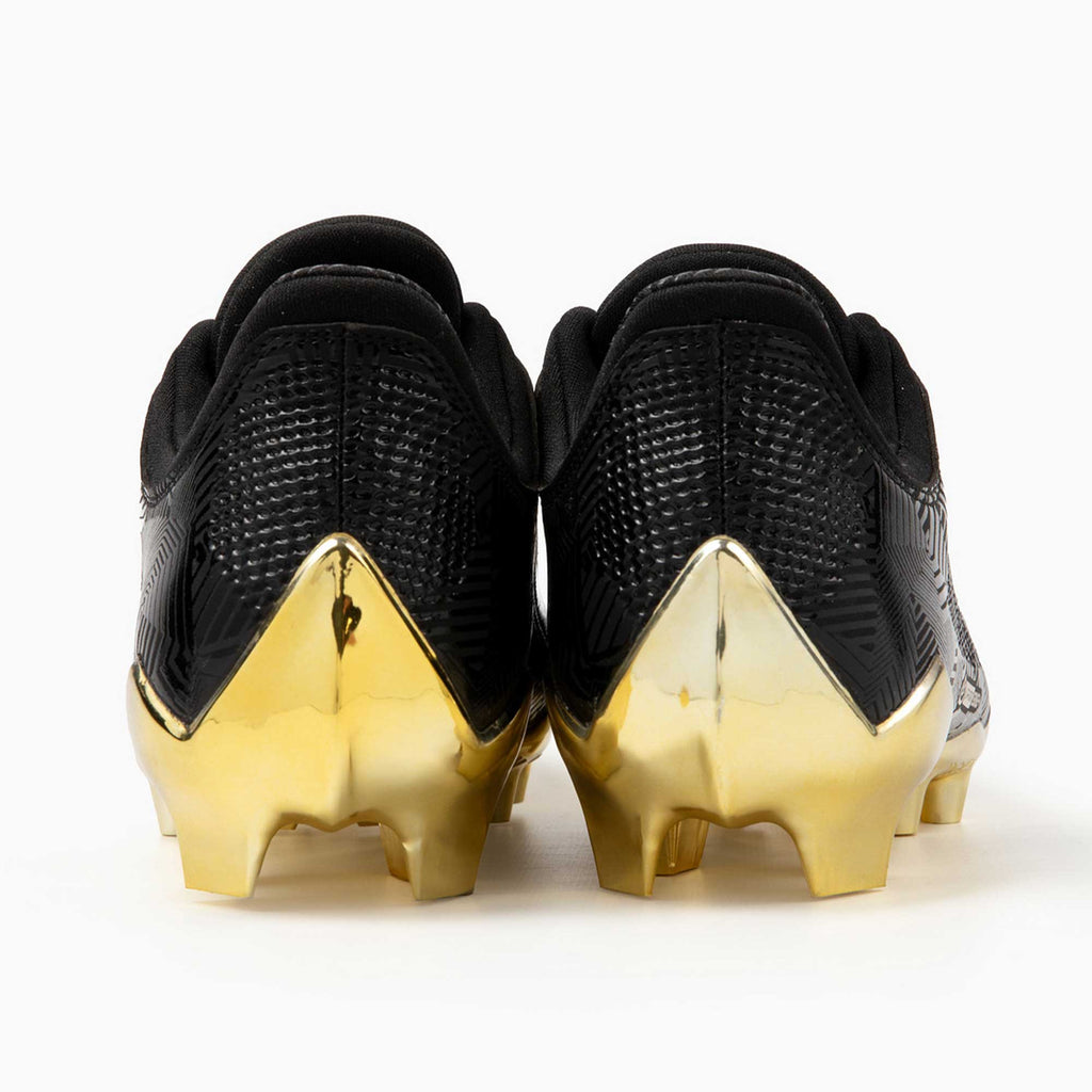 Gold Rush Black & Gold Cleats — Quantum Carbon by Phenom Elite