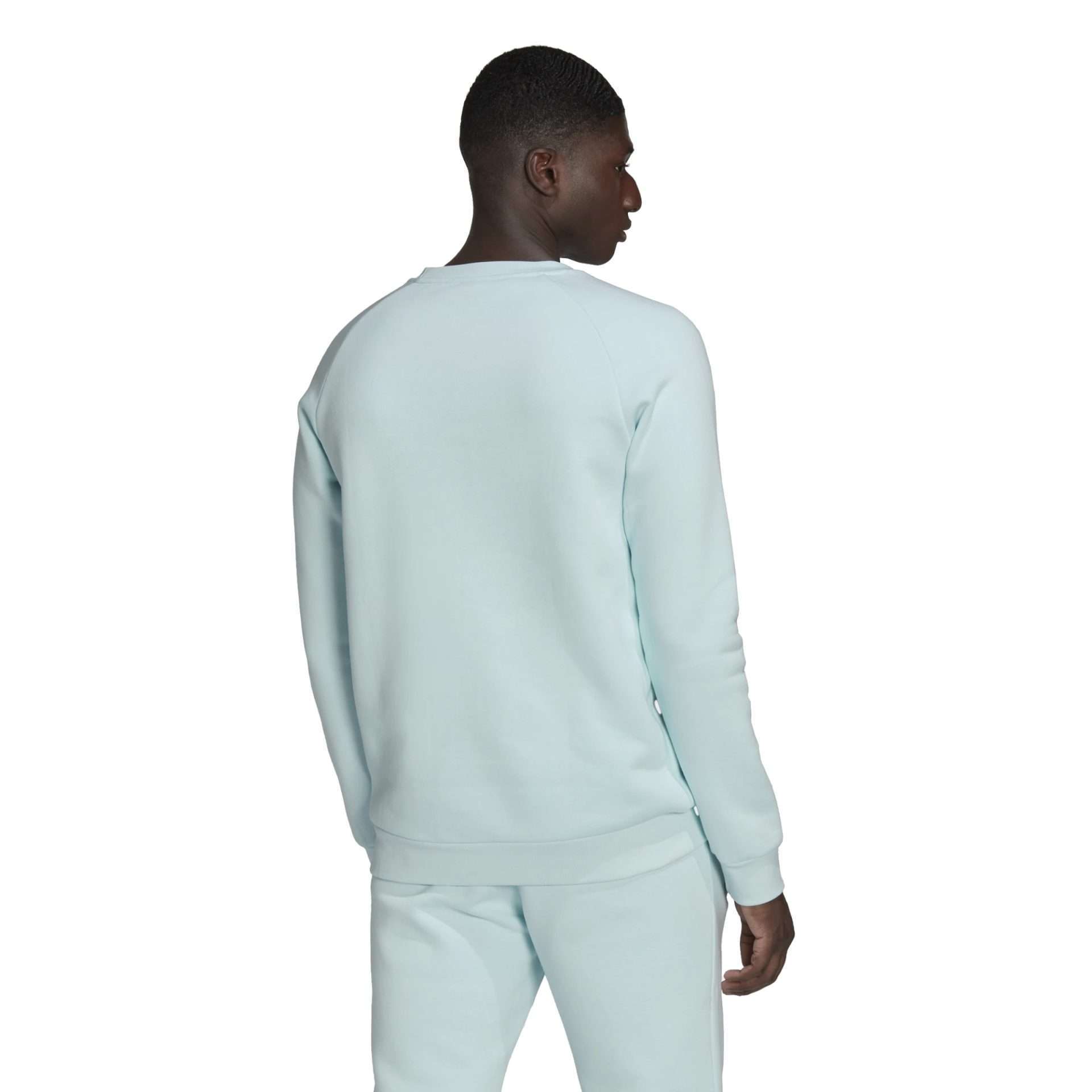 adidas Originals Men's Adicolor Essentials Trefoil Crewneck Sweatshirt - Almost Blue