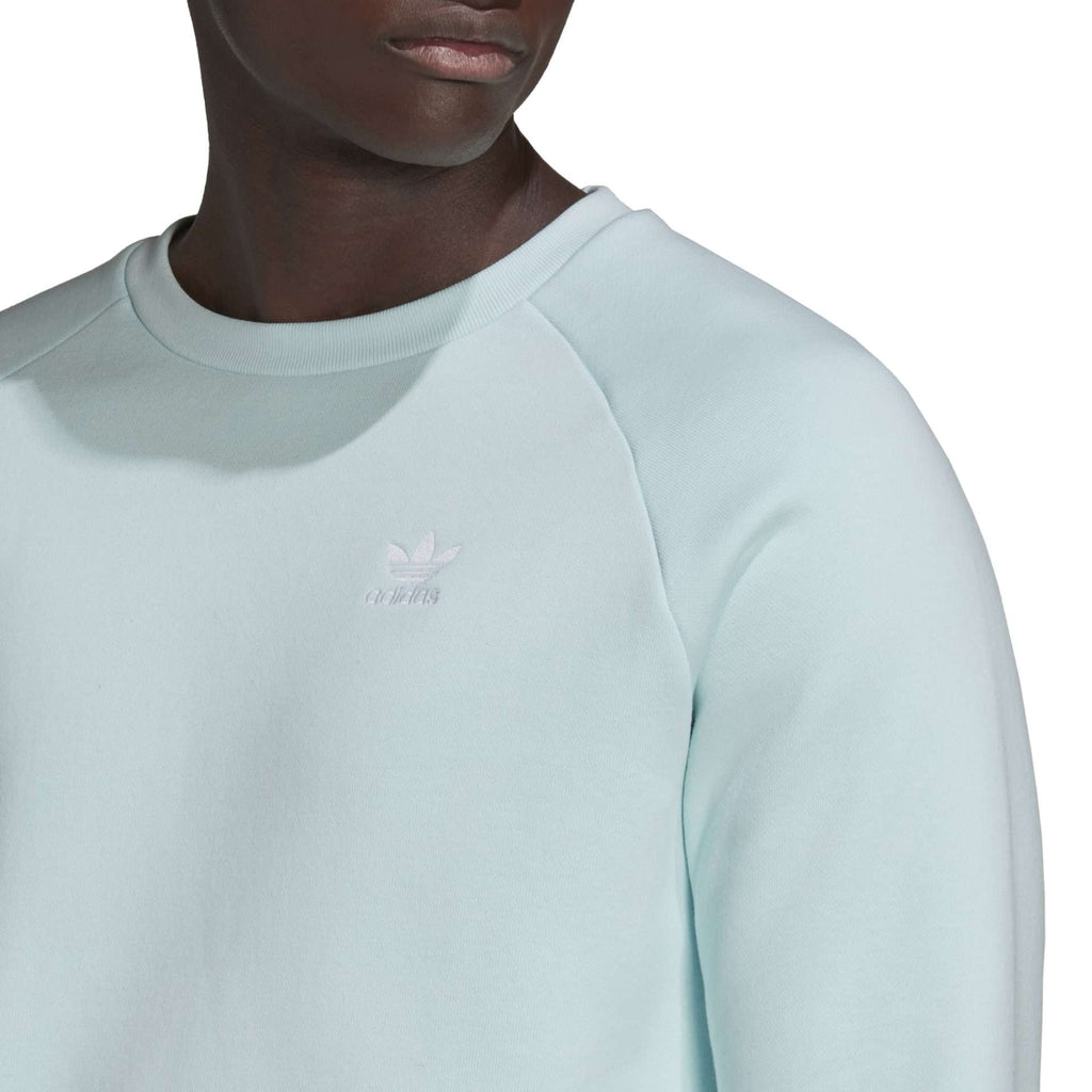 adidas Originals Men's Adicolor Essentials Trefoil Crewneck Sweatshirt - Almost Blue