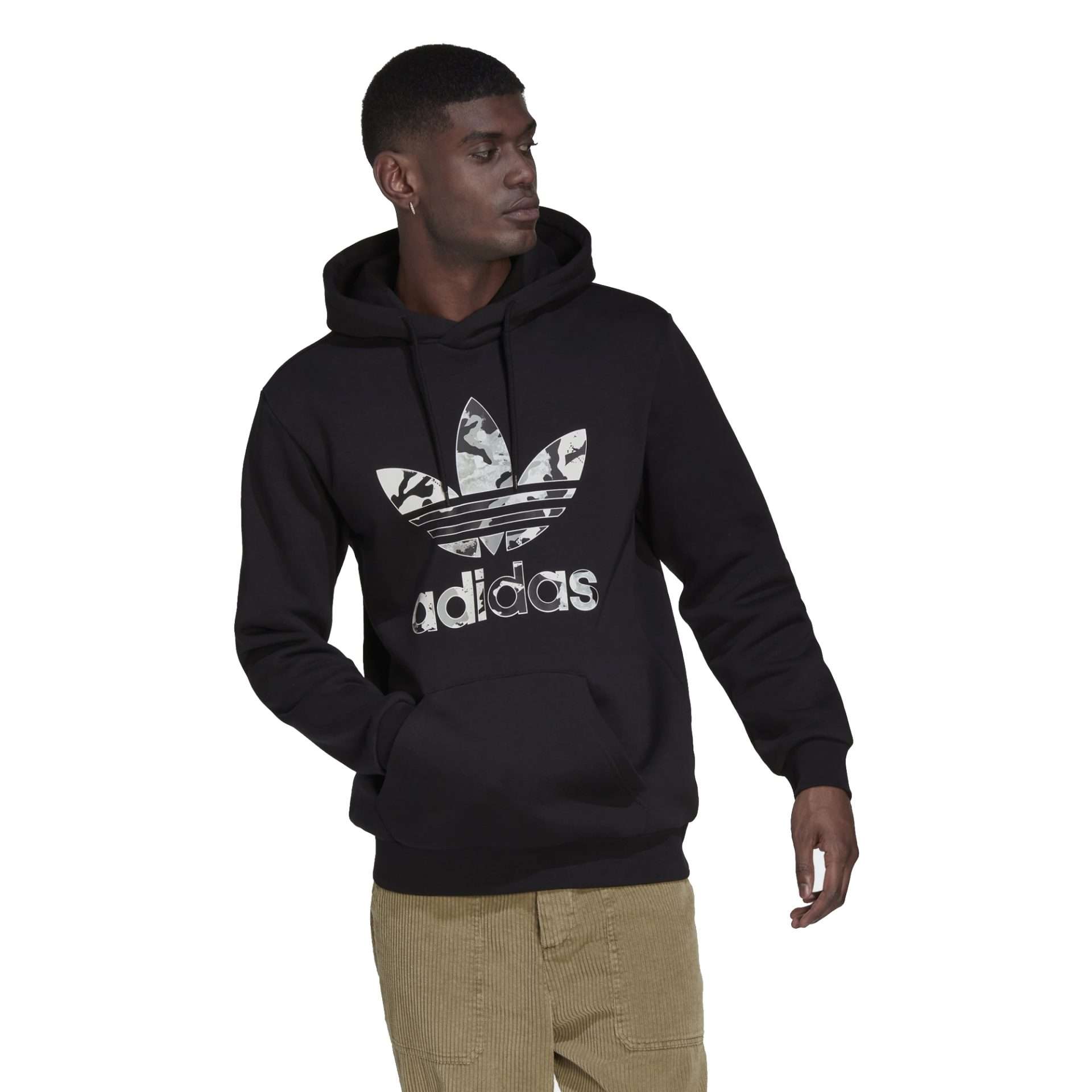 adidas Originals Men's Camo Series Infill Hoodie - Black