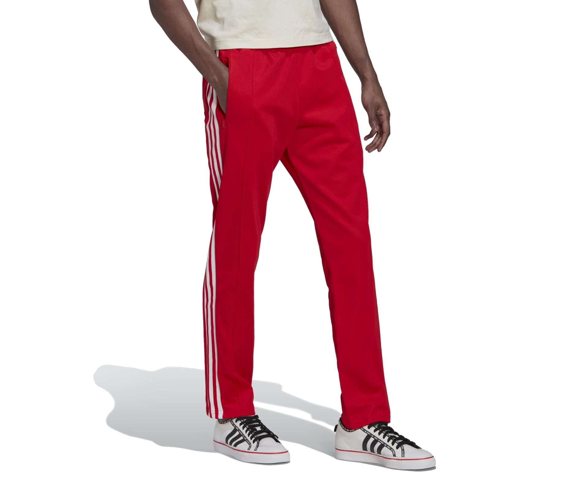 adidas Originals Men's Adicolor Classics Beckenbauer Track Pants - Vivid Red