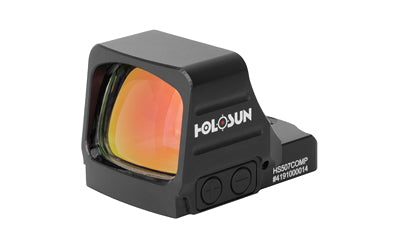 Holosun Technologies 507 Elite Competition |  Red Dot |  MRS Reticle (2 MOA Dot with 8/20/32 MOA Circle) |  1.1"x0.87" Objective Lens |  Matte |  Black