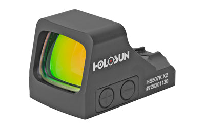 Holosun Technologies 507K-X2 |  Red Dot |  32 MOA Ring & 2 MOA Dot |  Black Color HS507K X2