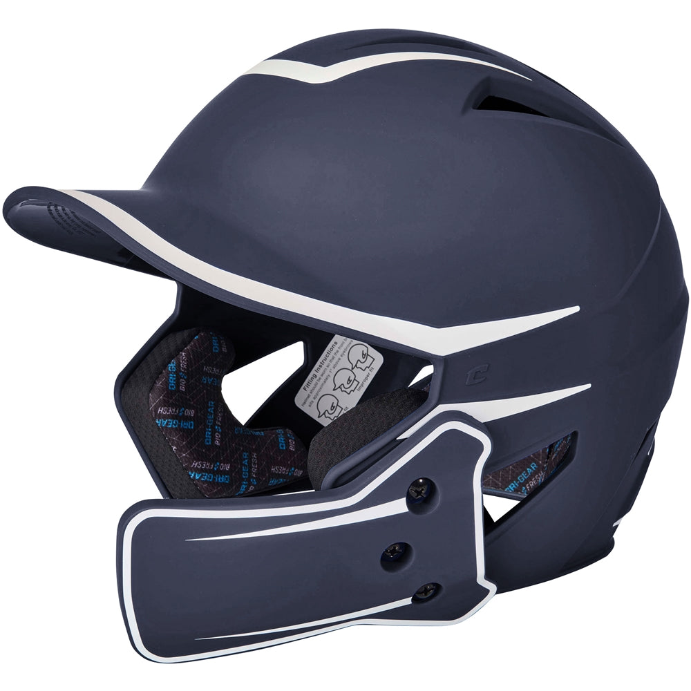 HX LEGEND PLUS 2-TONE BSBLL HELMET W/FLAP