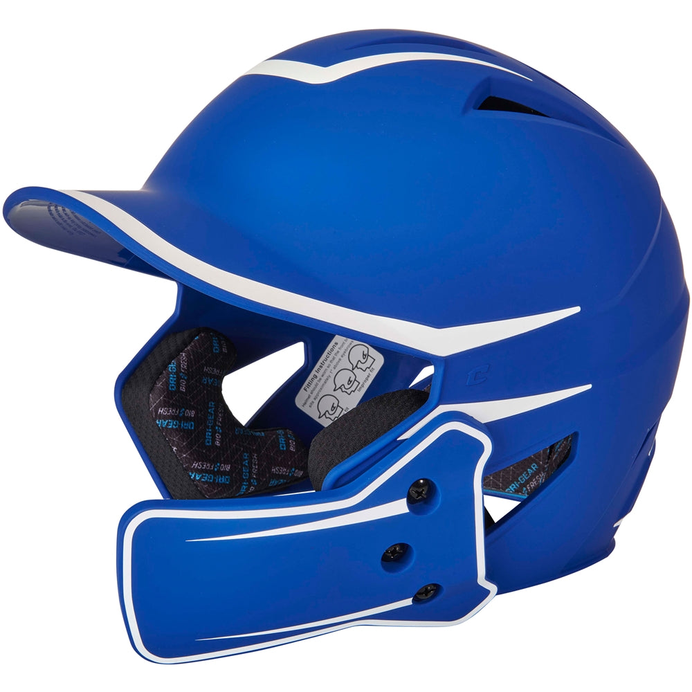 HX LEGEND PLUS 2-TONE BSBLL HELMET W/FLAP