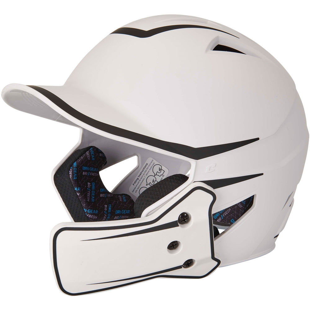 HX LEGEND PLUS 2-TONE BSBLL HELMET W/FLAP