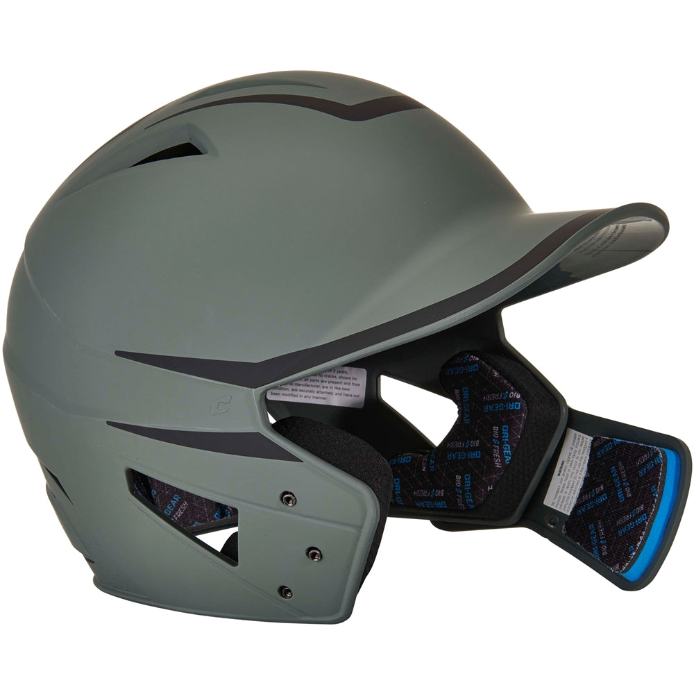 HX LEGEND PLUS 2-TONE BSBLL HELMET W/FLAP