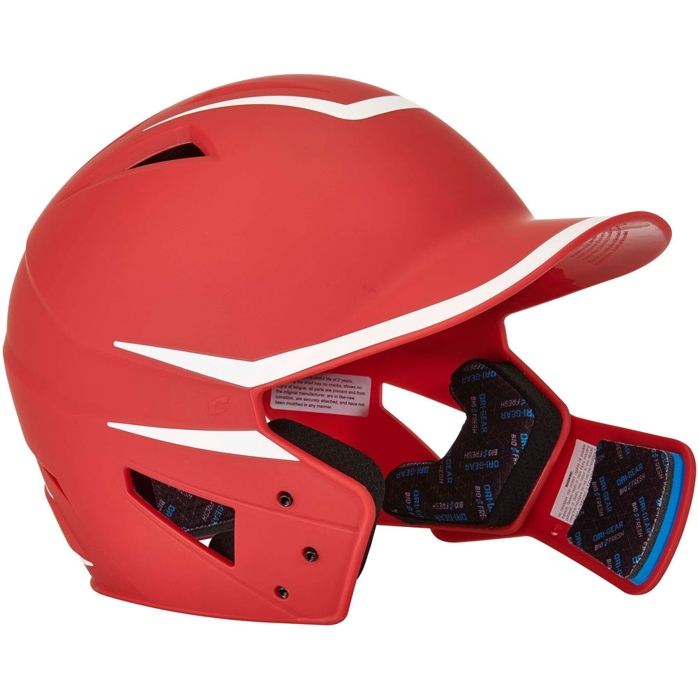 HX LEGEND PLUS 2-TONE BSBLL HELMET W/FLAP