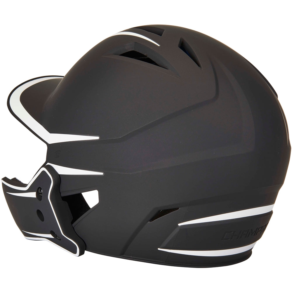 HX LEGEND PLUS 2-TONE BSBLL HELMET W/FLAP