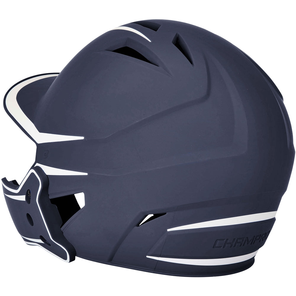 HX LEGEND PLUS 2-TONE BSBLL HELMET W/FLAP
