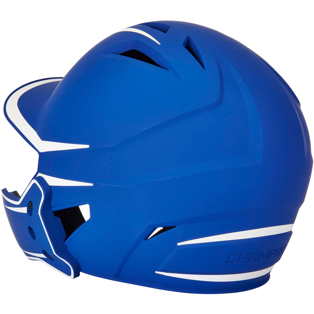 HX LEGEND PLUS 2-TONE BSBLL HELMET W/FLAP