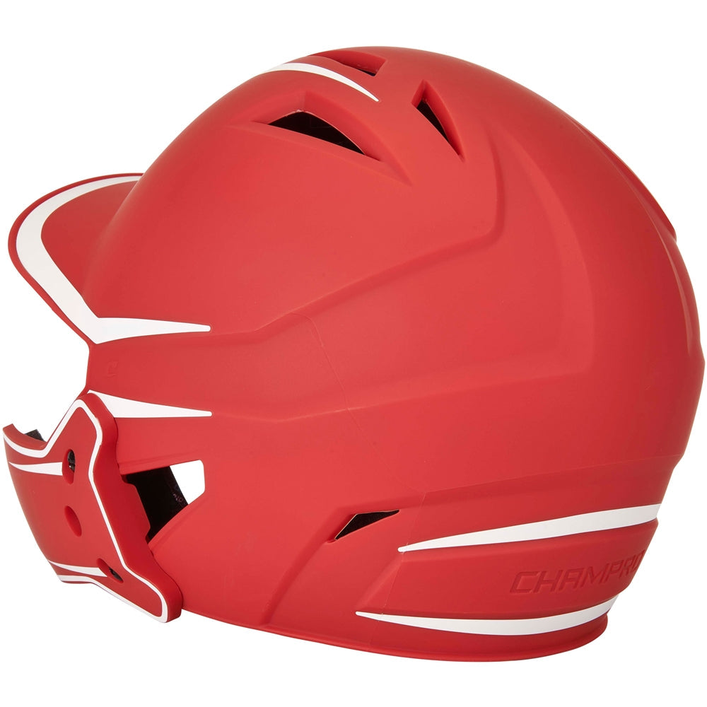 HX LEGEND PLUS 2-TONE BSBLL HELMET W/FLAP