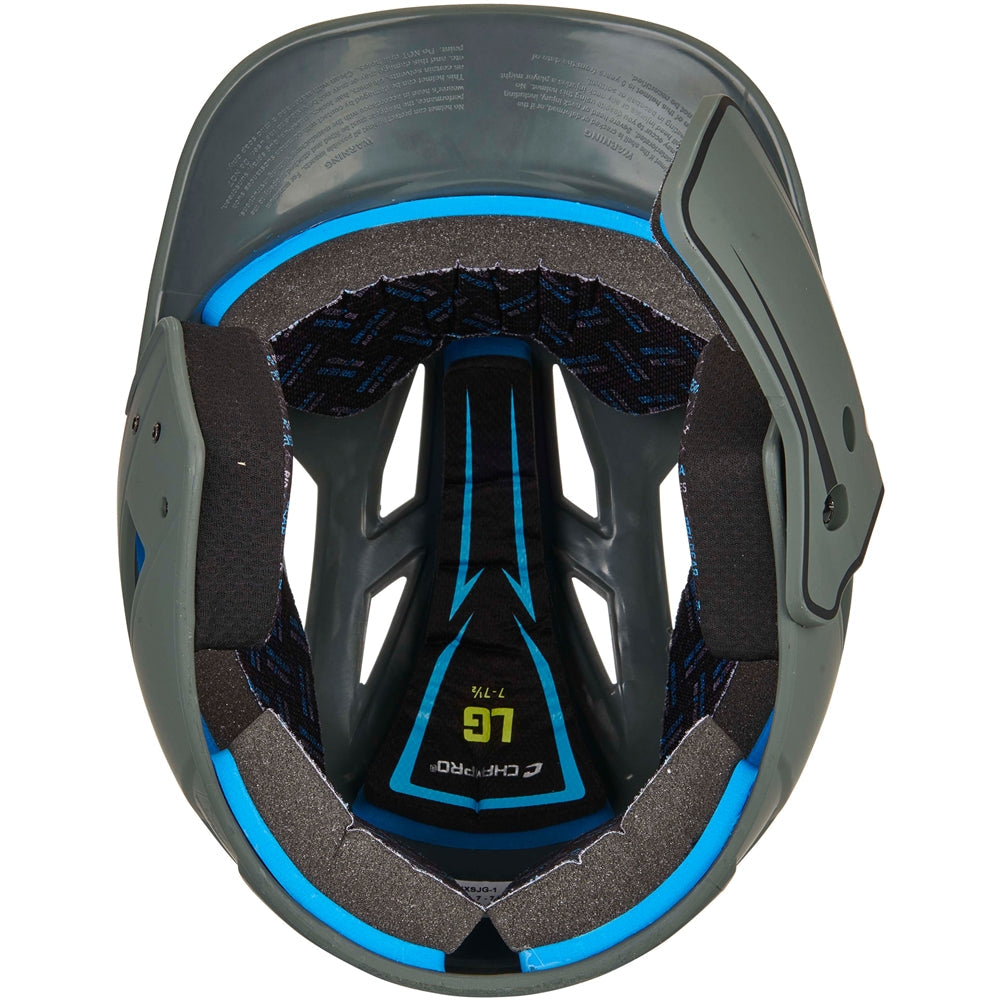 HX LEGEND PLUS 2-TONE BSBLL HELMET W/FLAP