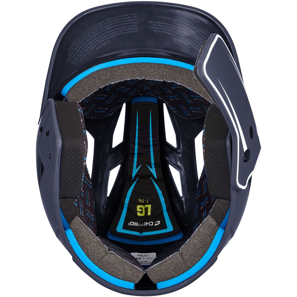HX LEGEND PLUS 2-TONE BSBLL HELMET W/FLAP