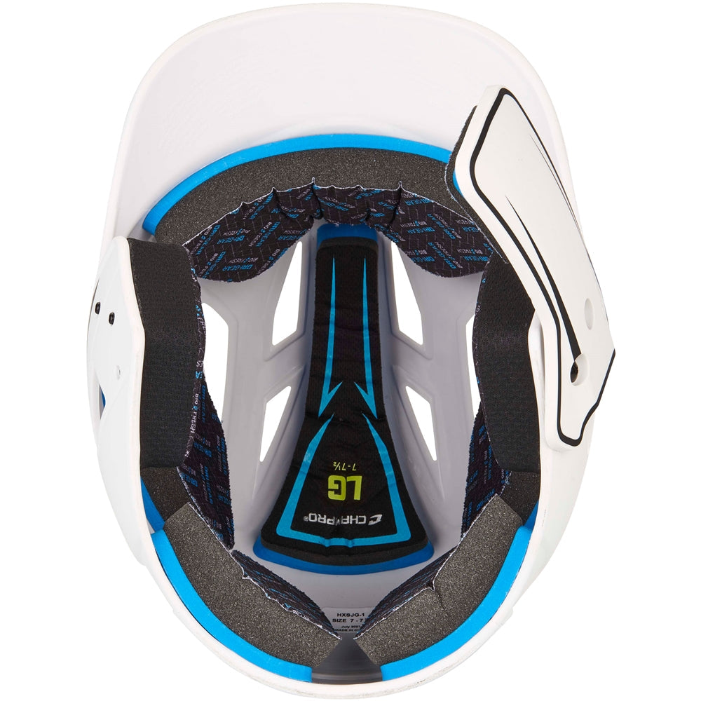 HX LEGEND PLUS 2-TONE BSBLL HELMET W/FLAP