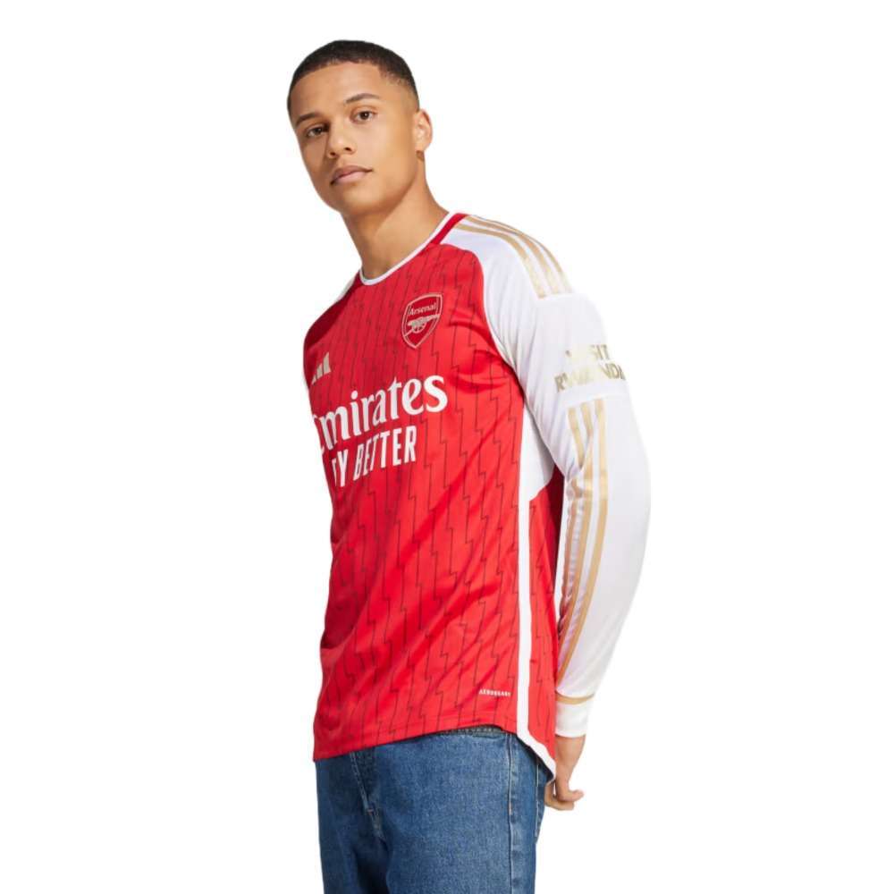 adidas ARSENAL 23/24 Long Sleeve Home Jersey - Red White