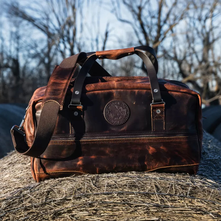 Heritage Leather Weekender Duffel