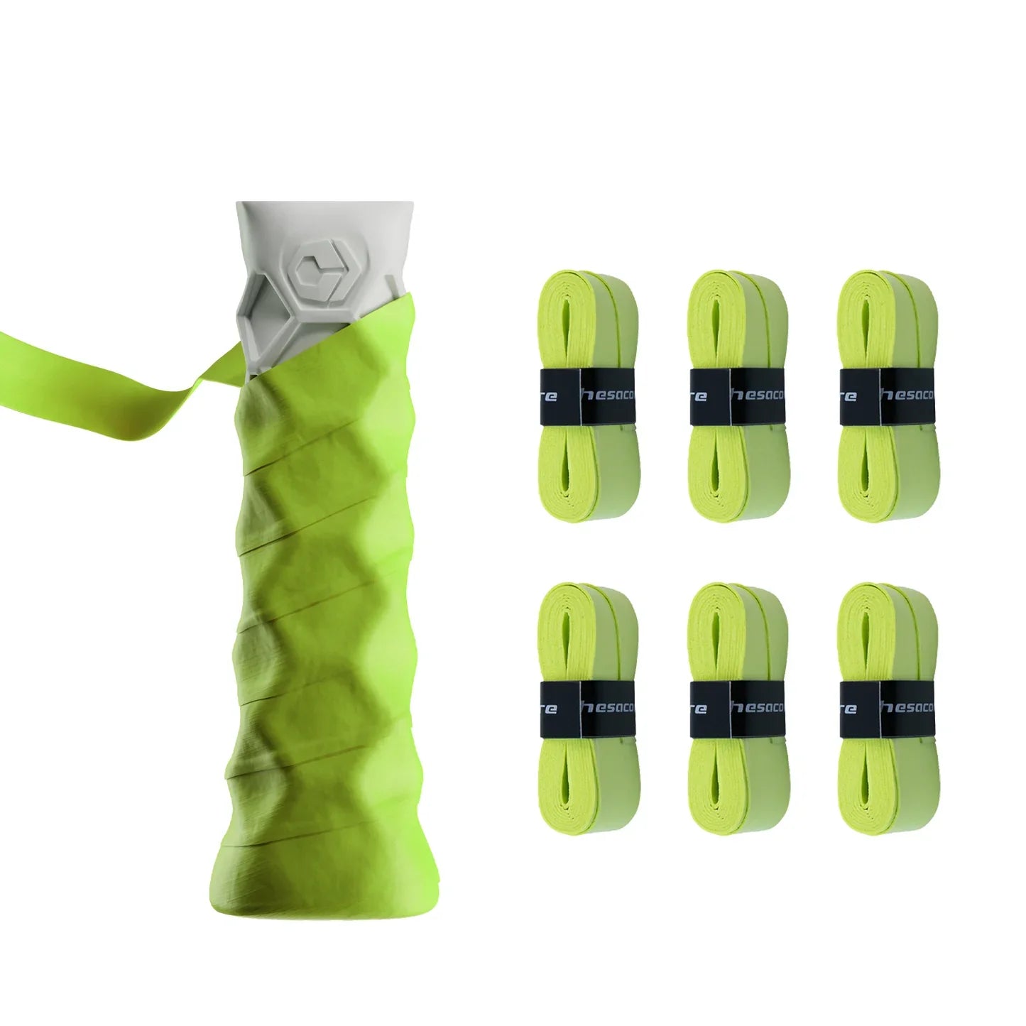Hesacore Hesatac Pickleball Paddle Overgrip – Neon Green