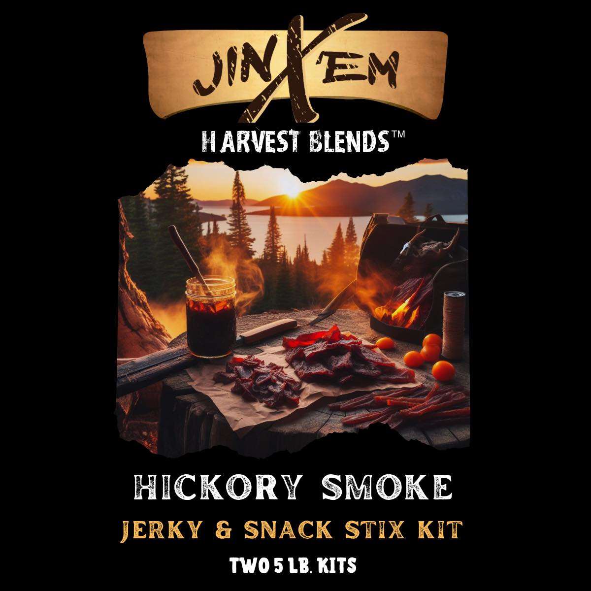Hickory Smoke Jerky Seasoning & Snack Stix Kit