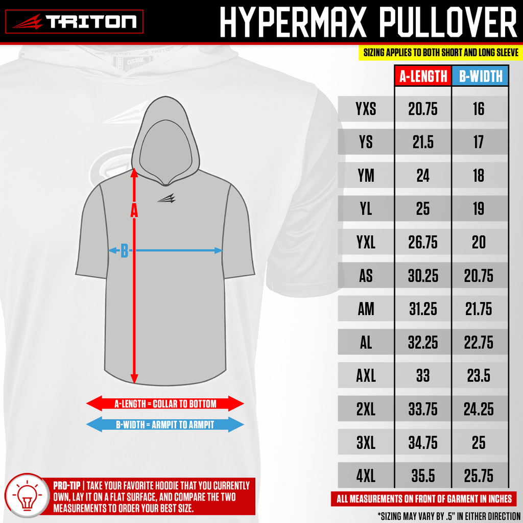 Baseball Dudes HyperMAX Short Sleeve Hoodie