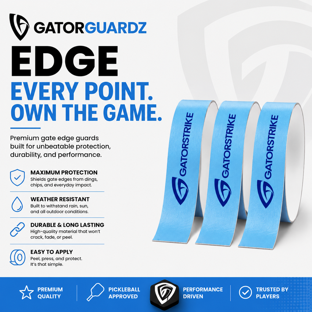 Pickleball Paddle Edge Guard Tape — Chip & Scratch Protection (3-Pack)