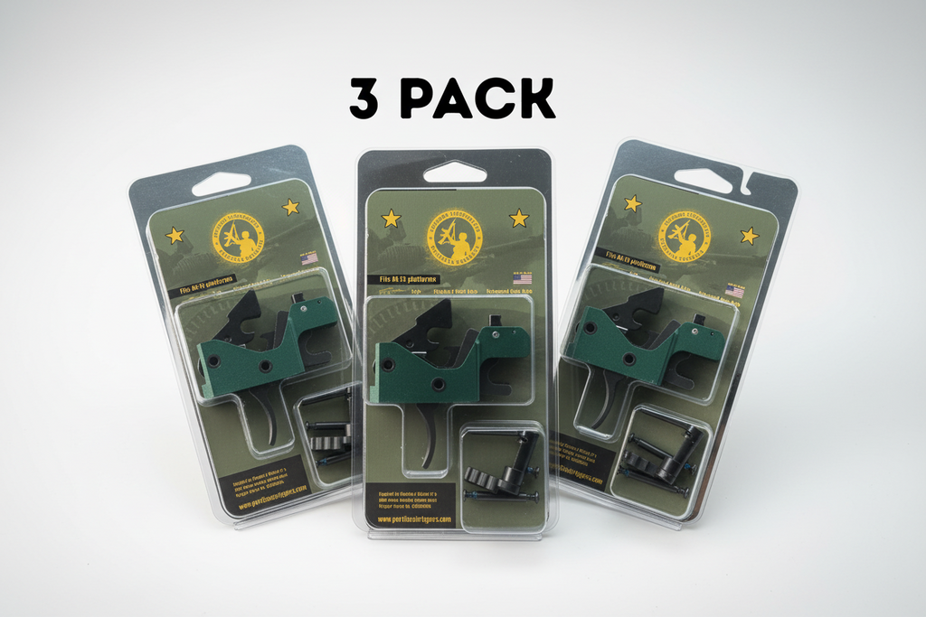3 pack combo Partisan Forced-Reset Drop-In Cassette Trigger FRT – AR-15 Platform (USA-Made)