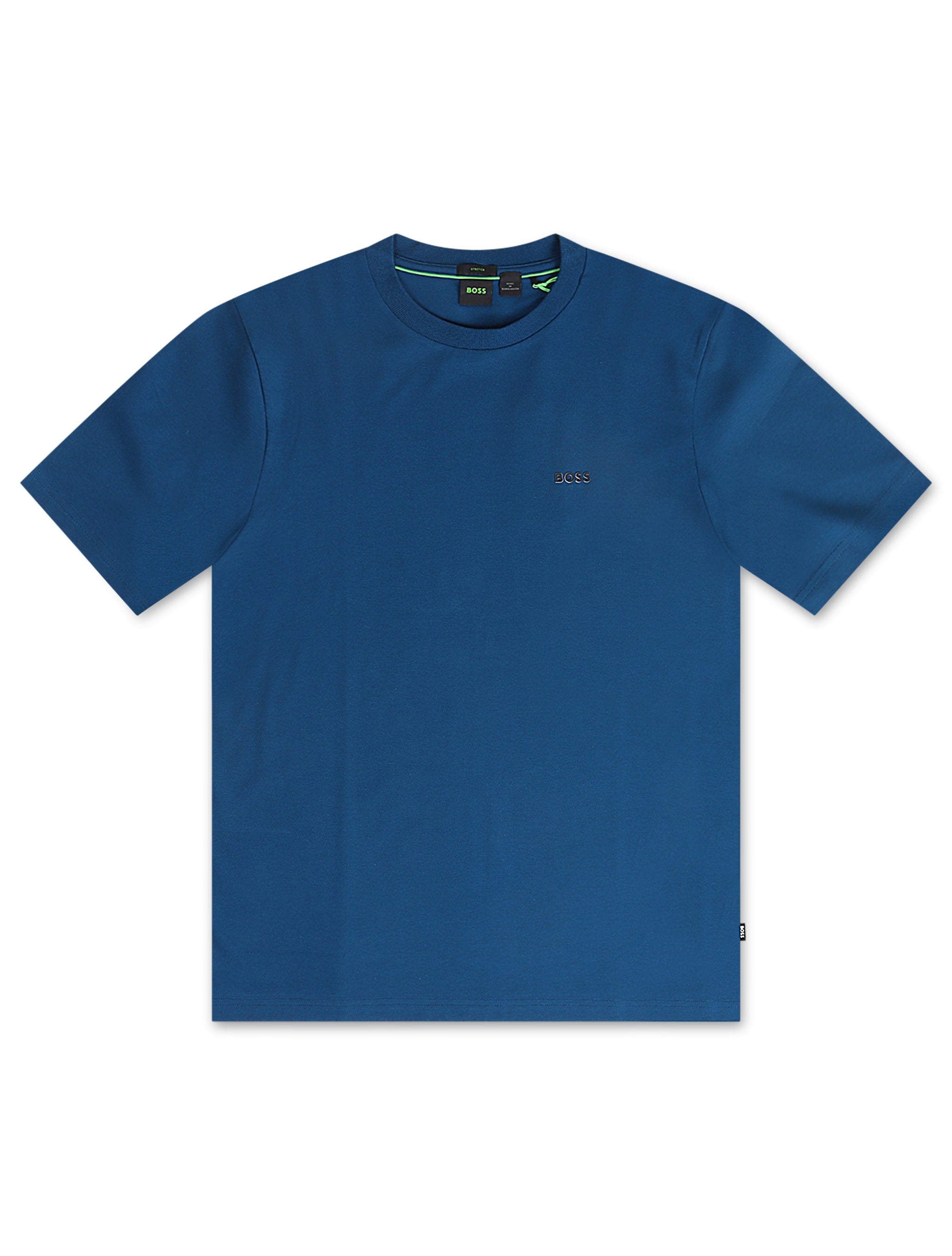 Boss Green Contrast Logo Tee - Royal Blue