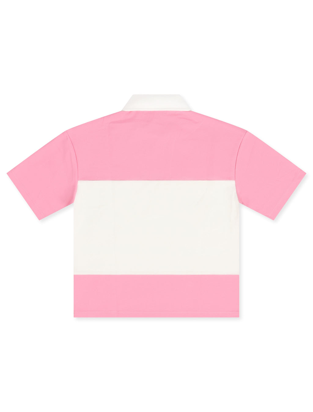 Majestik Pique Cut and Sewn Quarter Zip Polo - Pink