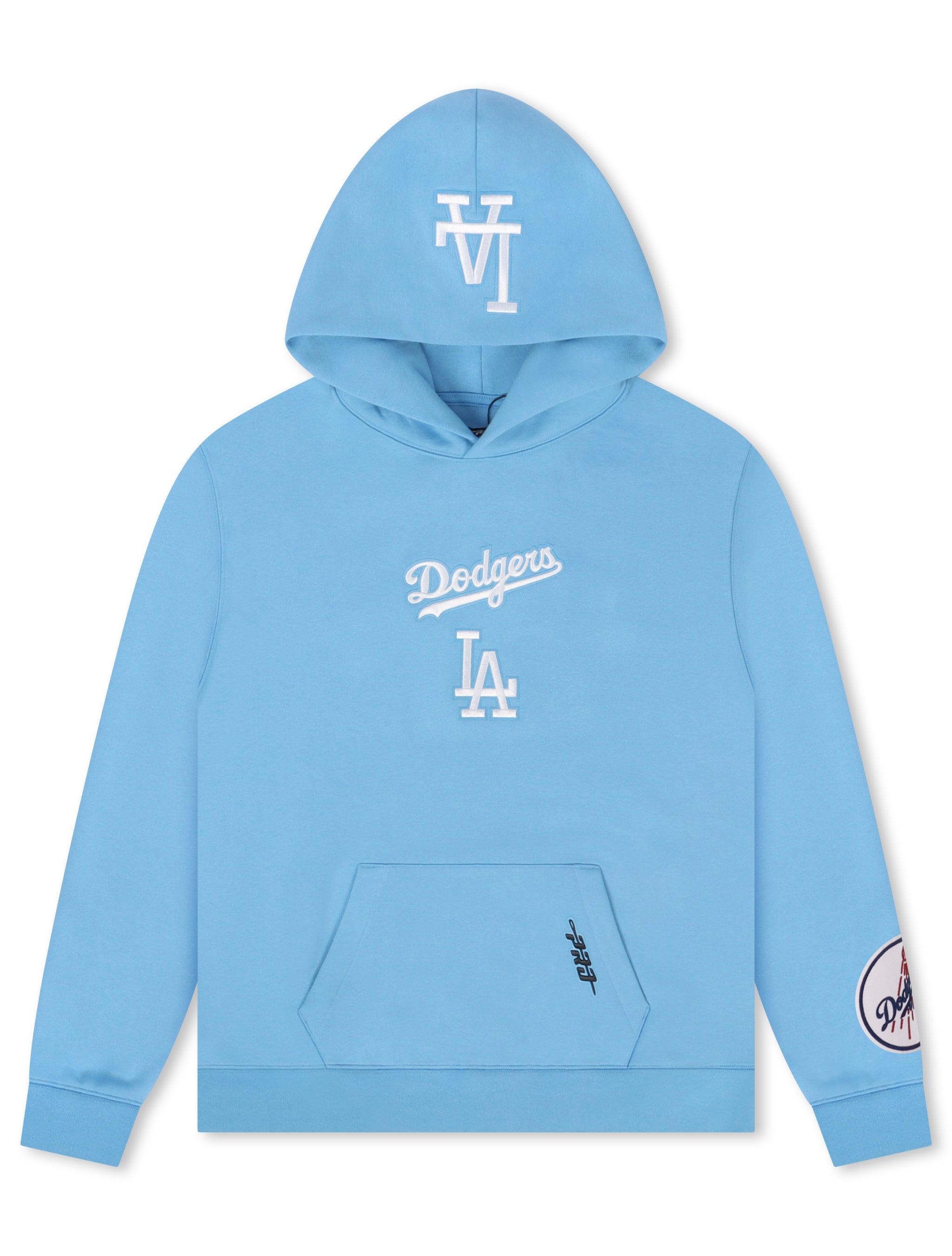 Pro Standard La Dodgers Wingspan Drop Shoulder Hoodie - University Blue