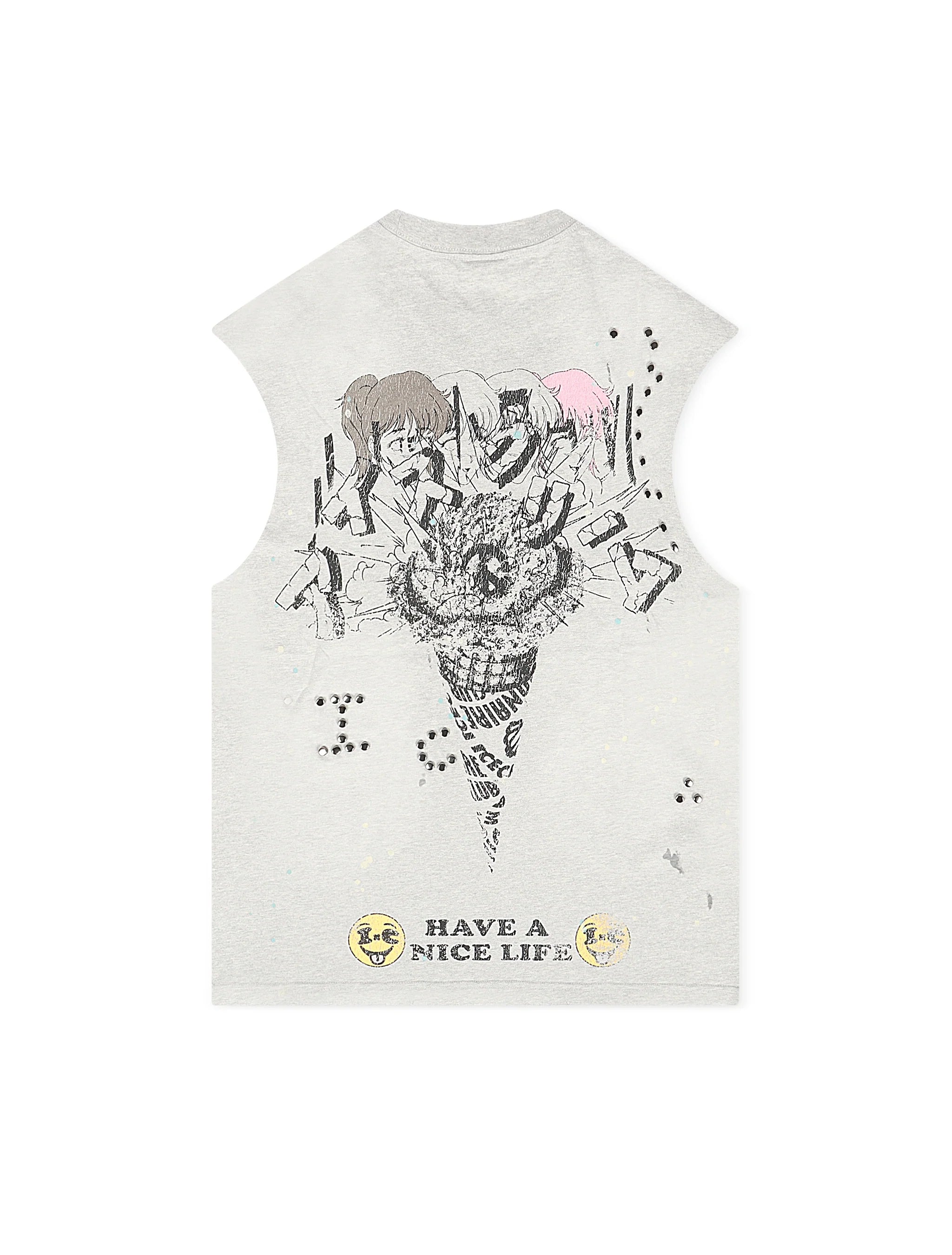Icecream Samus Tank - Heather Grey