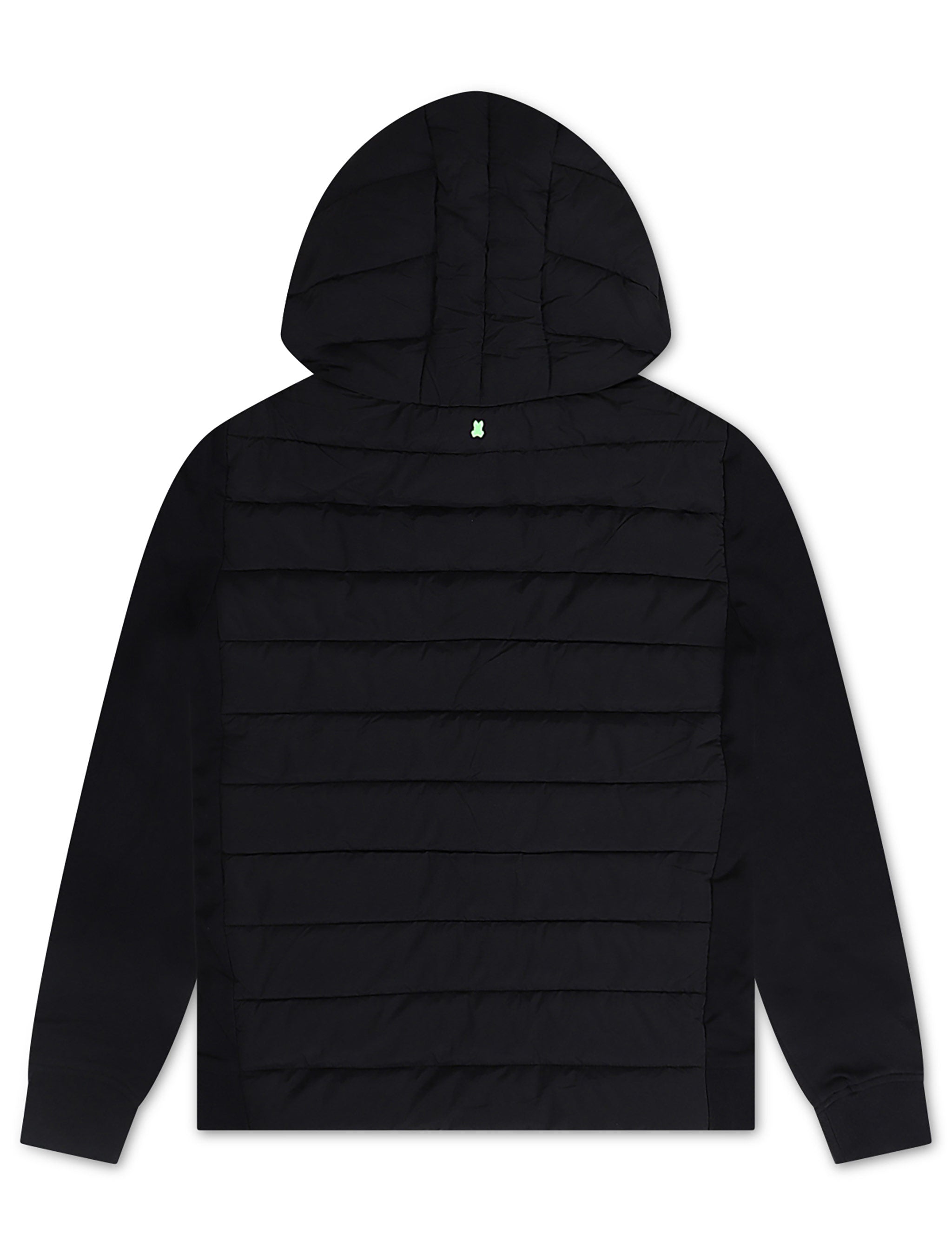 Psycho Bunny Mens Malcom Mixed Media Jacket - Black