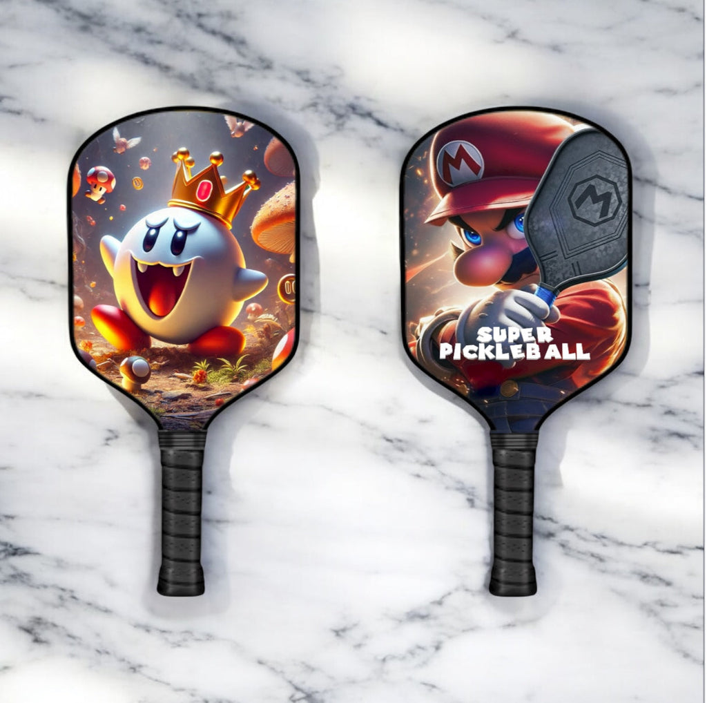 King Boo - Mario Brothers - Pickleball Paddle