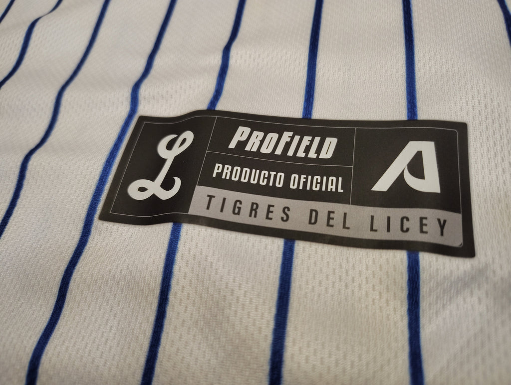 2025-2026 Official Licey Blue Pinstripe Jersey Arrieta - Men's Classic LIDOM Baseball