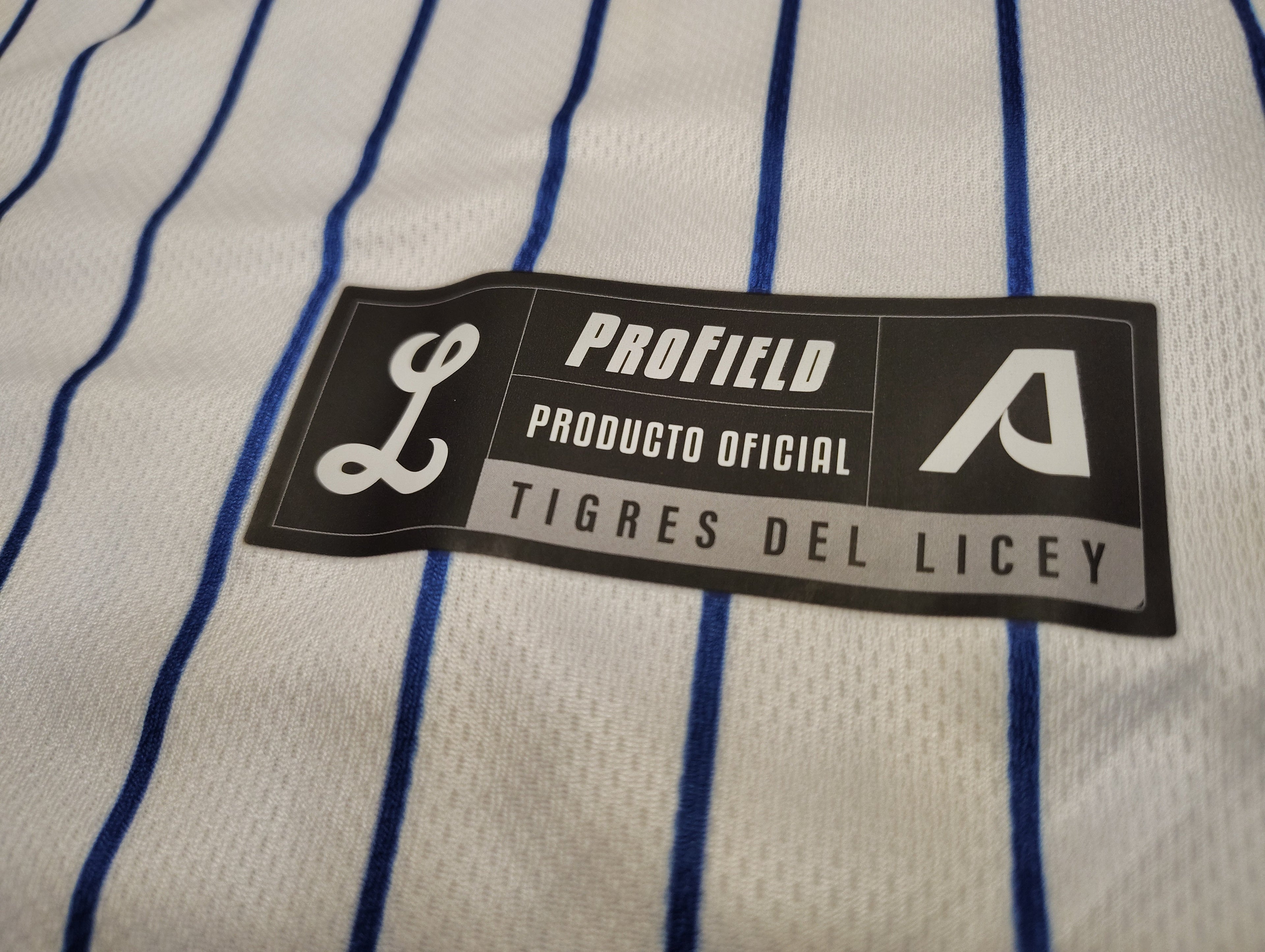 2025-2026 Official Licey Blue Pinstripe Jersey Arrieta - Men's Classic LIDOM Baseball