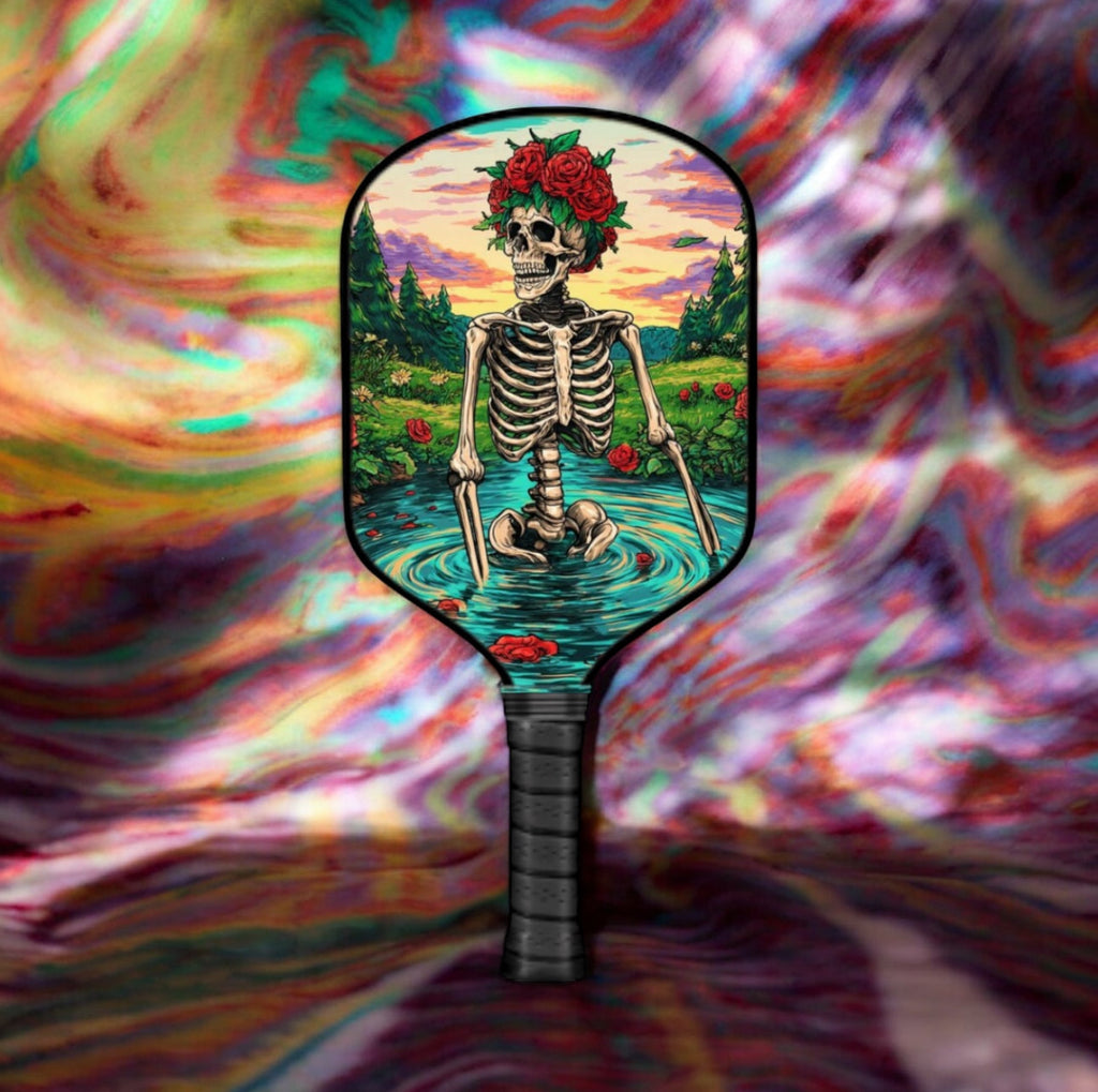 Grateful Dead Drops - Scarlet Begonias - Pickleball Paddle