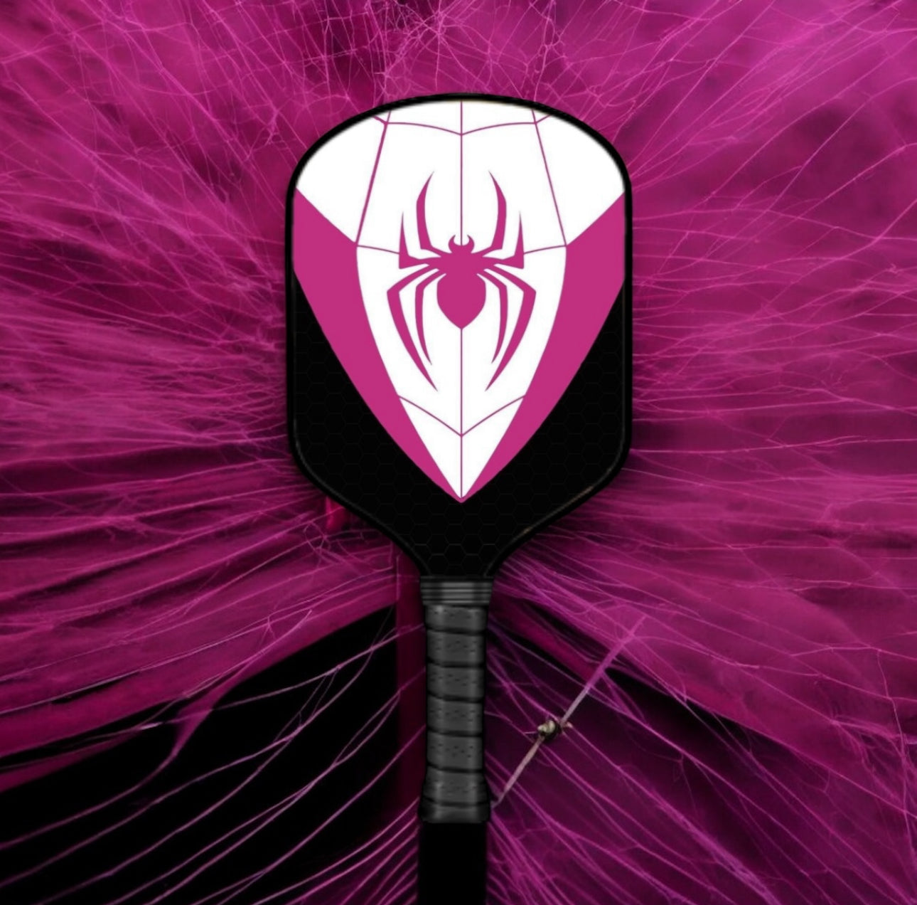 Ghost Spider Logo - Pickleball Paddle