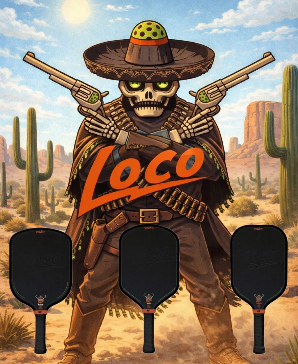 Bread & Butter LOCO Black  16mm Standard Pickleball Paddle