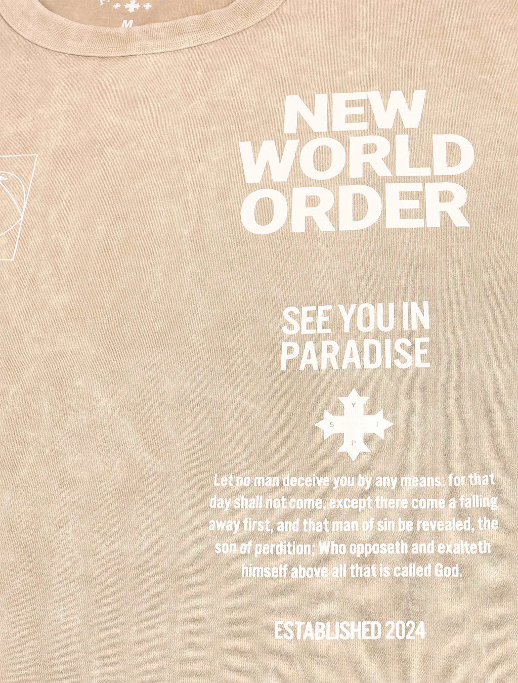 Jordan Craig New World Order Tee - Rust