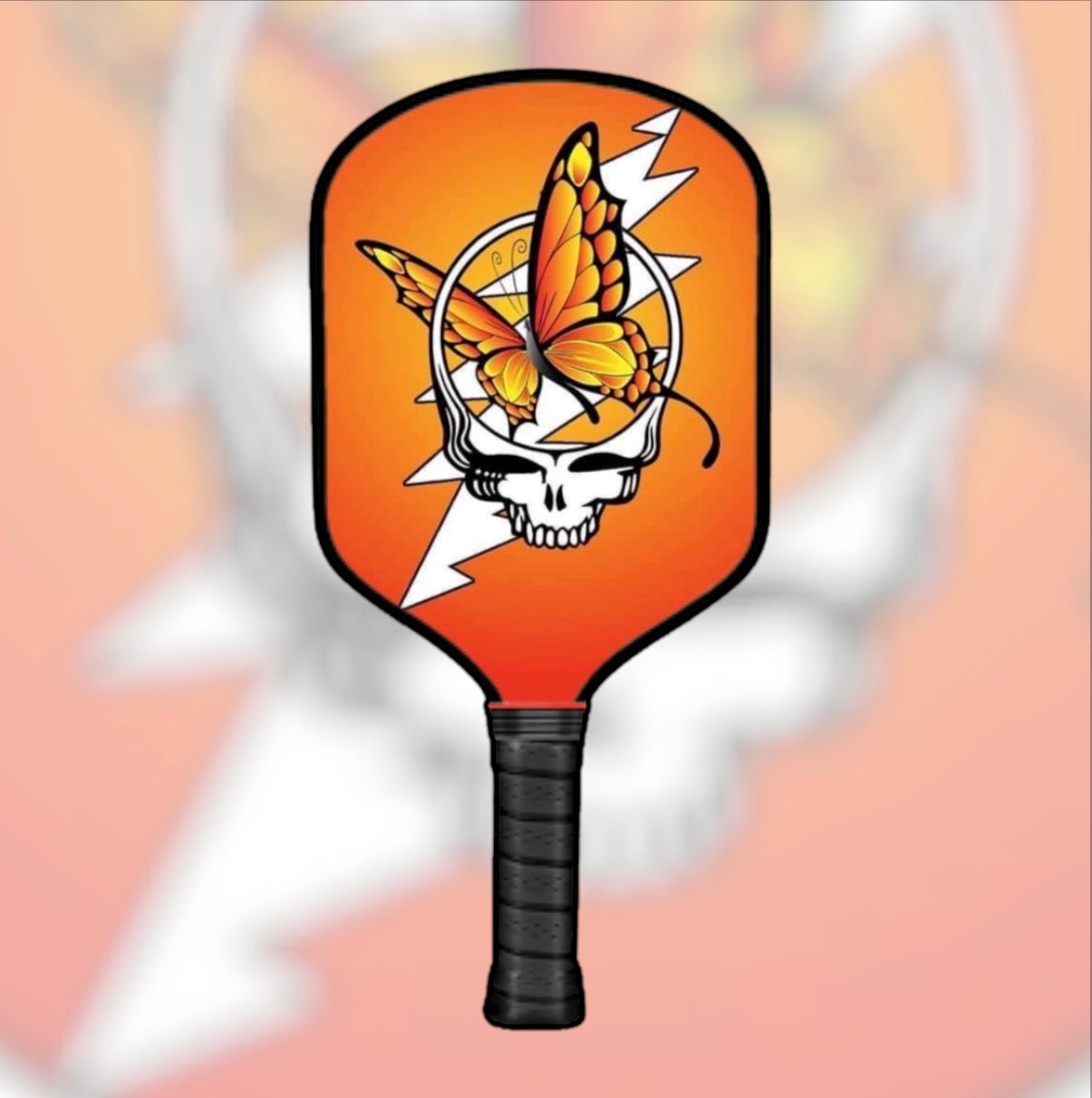 Grateful Dead Drops - Stealie Butterfly Dreams - Pickleball Paddle