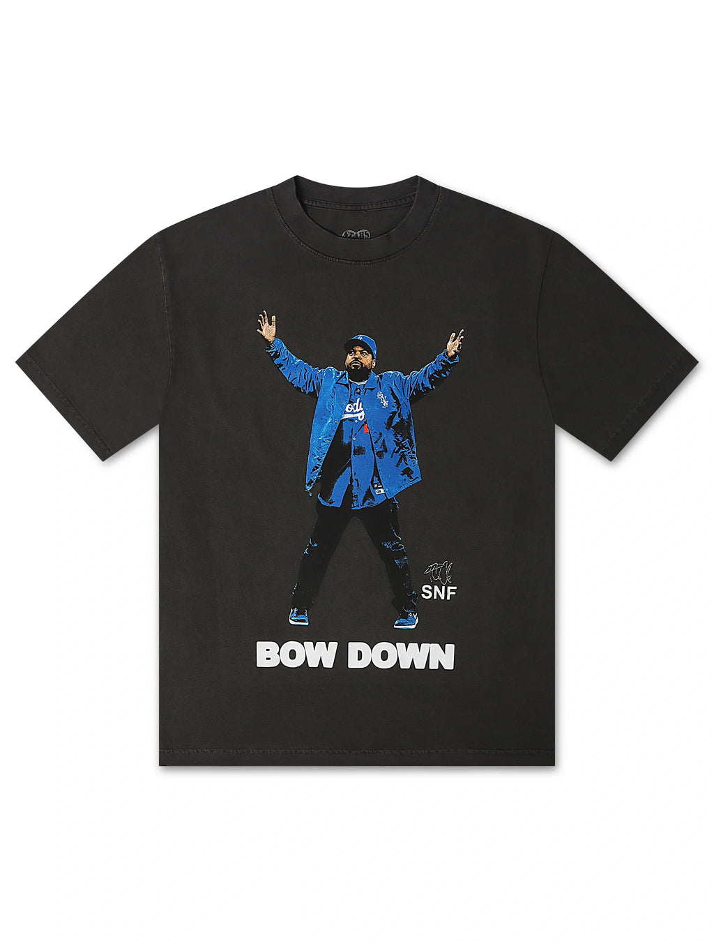 Stargazing Ice Cube Bow Down Tee - Grey