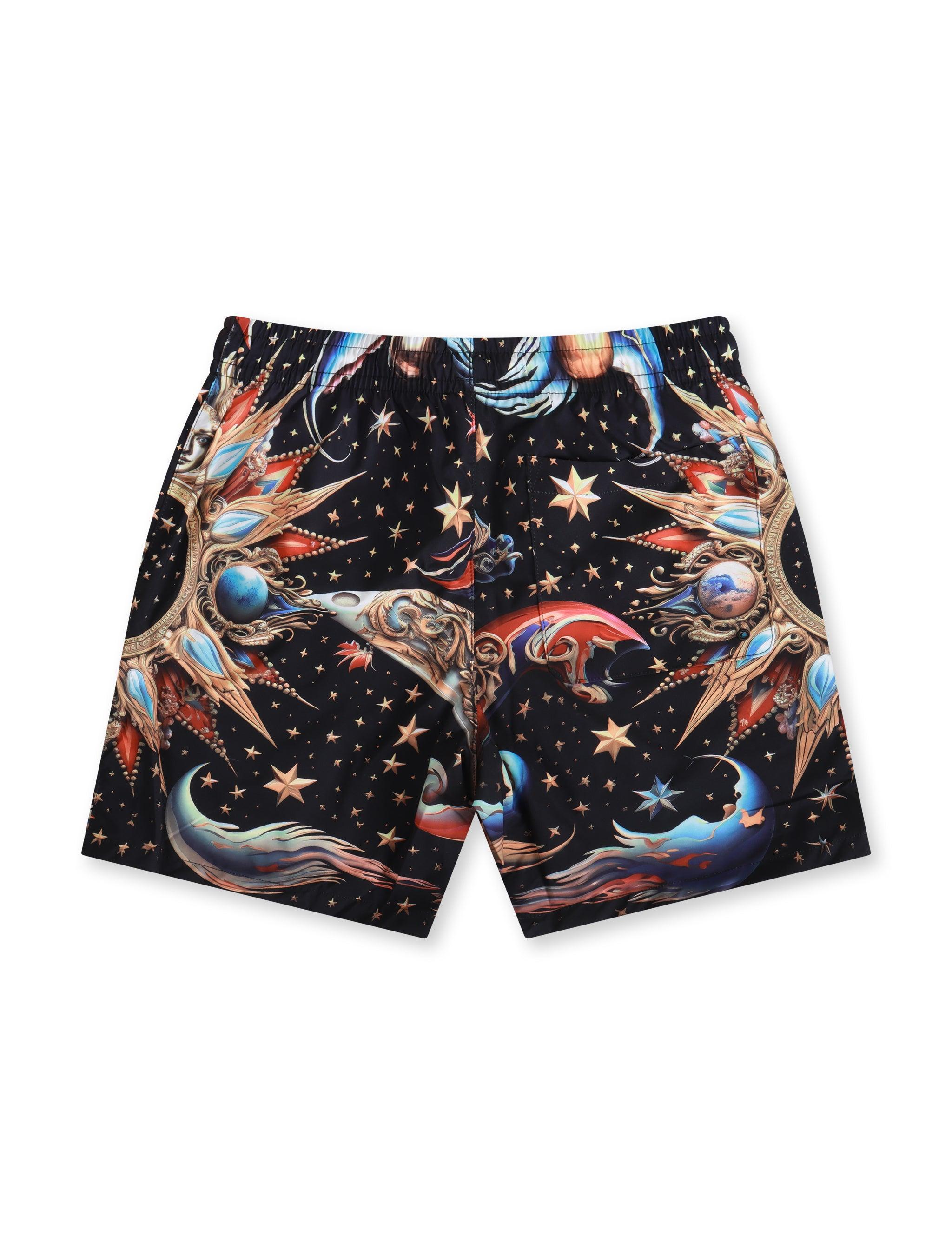 Jordan Craig Graphic Print Shorts - Celestial
