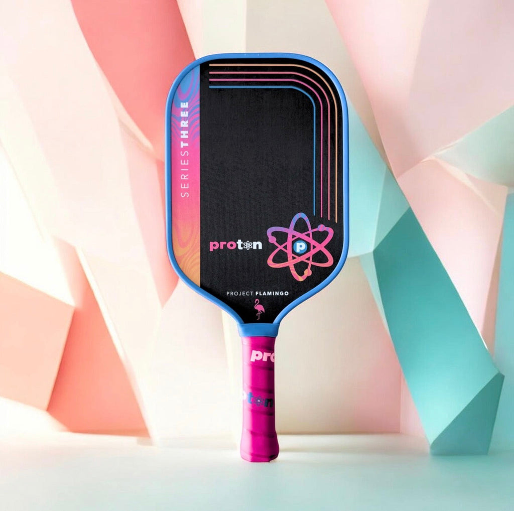 Proton Project Flamingo Blue/Pink Elongated 15MM Paddle & Cover
